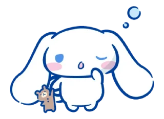 🐰-@STRAWBERRYHOLIC : Cinnamoroll, Telegram Sticker