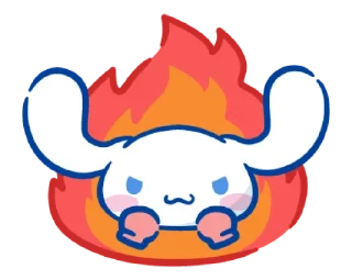 🐰-@STRAWBERRYHOLIC : Cinnamoroll, Telegram Sticker