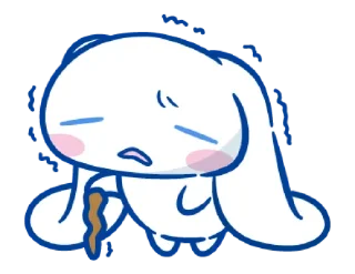 🐰-@STRAWBERRYHOLIC : Cinnamoroll, Telegram Sticker