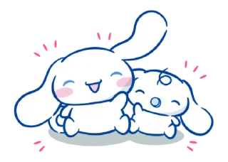🐰-@STRAWBERRYHOLIC : Cinnamoroll, Telegram Sticker