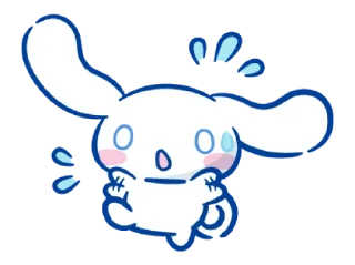 🐰-@STRAWBERRYHOLIC : Cinnamoroll, Telegram Sticker