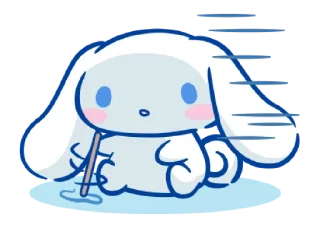 🐰-@STRAWBERRYHOLIC : Cinnamoroll, Telegram Sticker