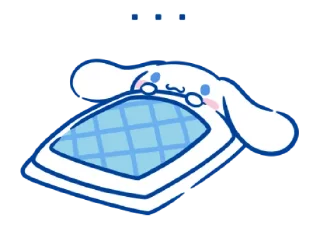 🐰-@STRAWBERRYHOLIC : Cinnamoroll, Telegram Sticker