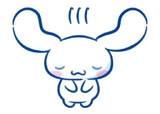 🐰-@STRAWBERRYHOLIC : Cinnamoroll, Telegram Sticker