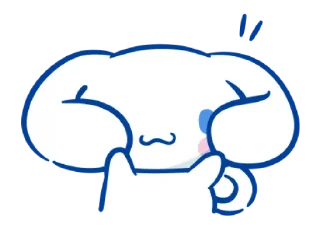 🐰-@STRAWBERRYHOLIC : Cinnamoroll, Telegram Sticker