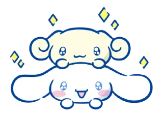 🐰-@STRAWBERRYHOLIC : Cinnamoroll, Telegram Sticker