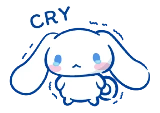 🐰-@STRAWBERRYHOLIC : Cinnamoroll, Telegram Sticker