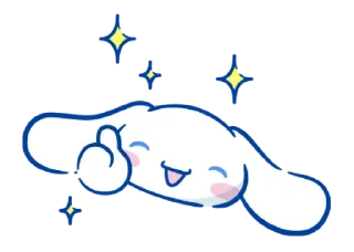 🐰-@STRAWBERRYHOLIC : Cinnamoroll, Telegram Sticker
