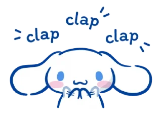 🐰-@STRAWBERRYHOLIC : Cinnamoroll, Telegram Sticker