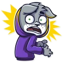 😱-Street Cat, Telegram Sticker