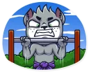 💪-Street Cat, Telegram Sticker