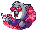 🥰-Street Cat, Telegram Sticker