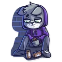 🥴-Street Cat, Telegram Sticker