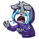 😭-Street Cat, Telegram Sticker