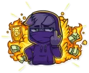 🖕-Street Cat, Telegram Sticker