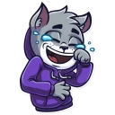 😂-Street Cat, Telegram Sticker