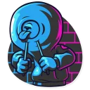 😝-Street Cat, Telegram Sticker