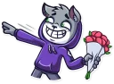 🌹-Street Cat, Telegram Sticker