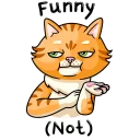 😏-Striped Cat, Telegram Sticker