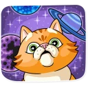 😲-Striped Cat, Telegram Sticker