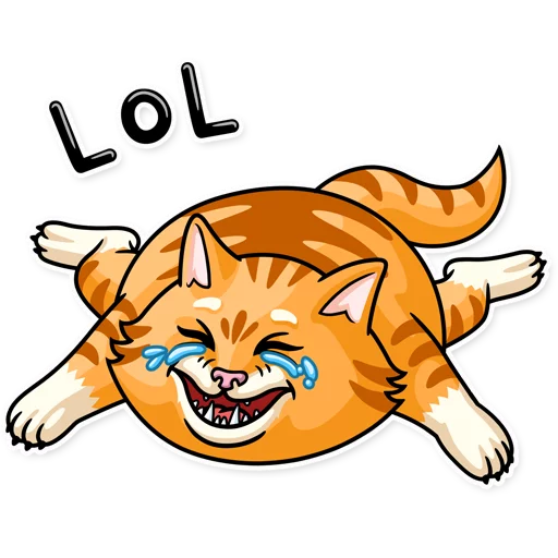 Striped Cat, telegram sticker