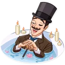 🛀-Such a Gentleman, Telegram Sticker