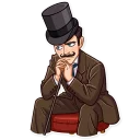 🤔-Such a Gentleman, Telegram Sticker