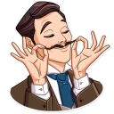 👌-Such a Gentleman, Telegram Sticker