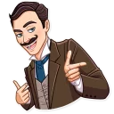 👉-Such a Gentleman, Telegram Sticker