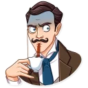 😨-Such a Gentleman, Telegram Sticker