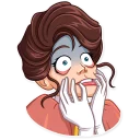 😨-Such a Lady, Telegram Sticker