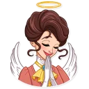 😇-Such a Lady, Telegram Sticker