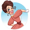 😃-Such a Lady, Telegram Sticker