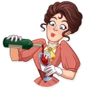 🥴-Such a Lady, Telegram Sticker
