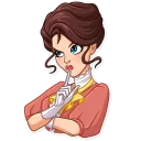 🤔-Such a Lady, Telegram Sticker