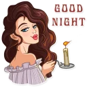 😴-Such a Lady, Telegram Sticker