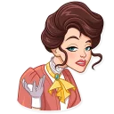 😕-Such a Lady, Telegram Sticker