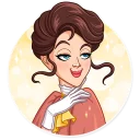👸-Such a Lady, Telegram Sticker