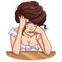 😩-Such a Lady, Telegram Sticker