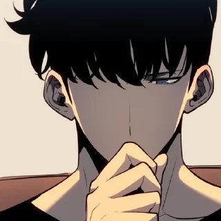 🔳-Solo Leveling [@Hawks], Telegram Sticker