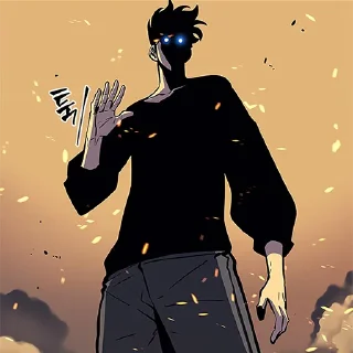 🔳-Solo Leveling [@Hawks], Telegram Sticker