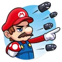 👉-Super Mario, Telegram Sticker