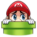 😓-Super Mario, Telegram Sticker
