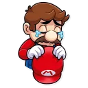 😢-Super Mario, Telegram Sticker