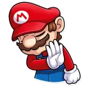 🙅‍♂️-Super Mario, Telegram Sticker