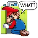 😠-Super Mario, Telegram Sticker