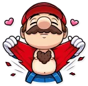 🥰-Super Mario, Telegram Sticker