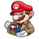 😏-Super Mario, Telegram Sticker