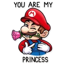 😉-Super Mario, Telegram Sticker