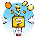 🥳-Super Mario, Telegram Sticker